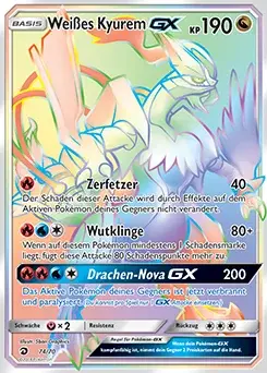 Weißes Kyurem GX