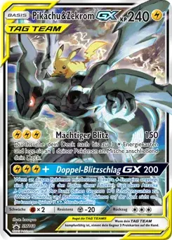 Pikachu & Zekrom GX
