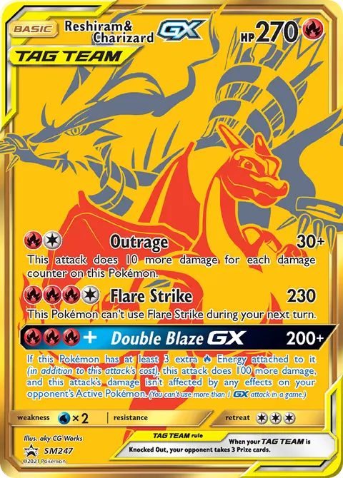 Reshiram & Glurak GX