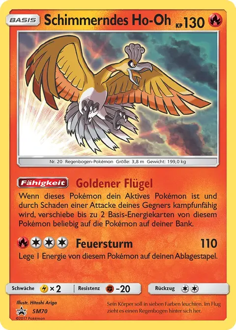 Schimmerndes Ho-Oh