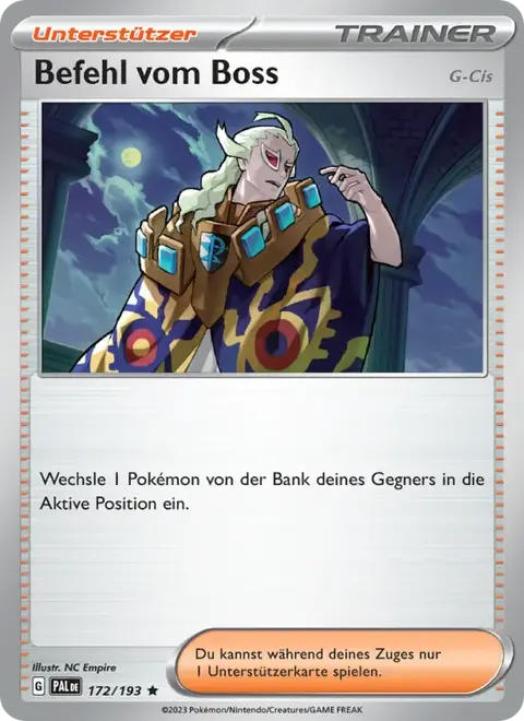 Befehl vom Boss
