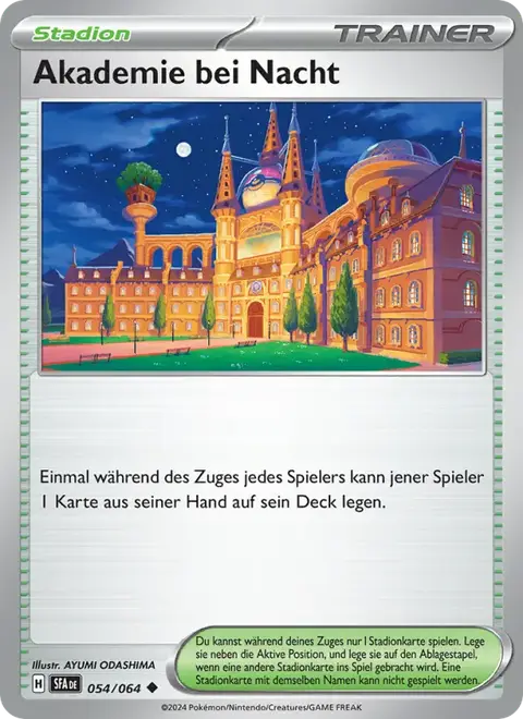 Akademie bei Nacht