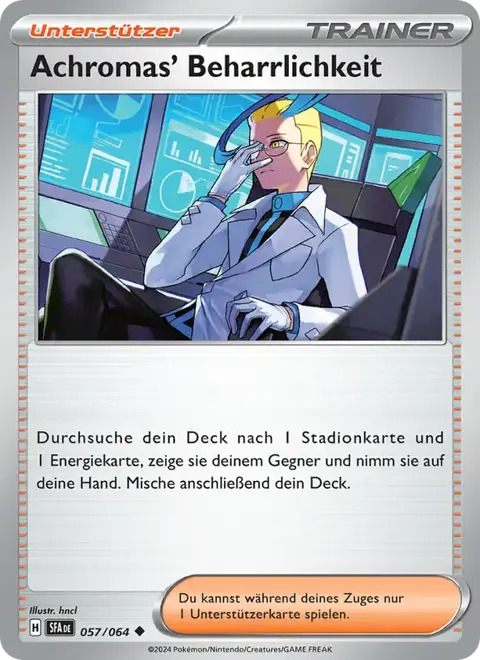 Achromas' Beharrlichkeit