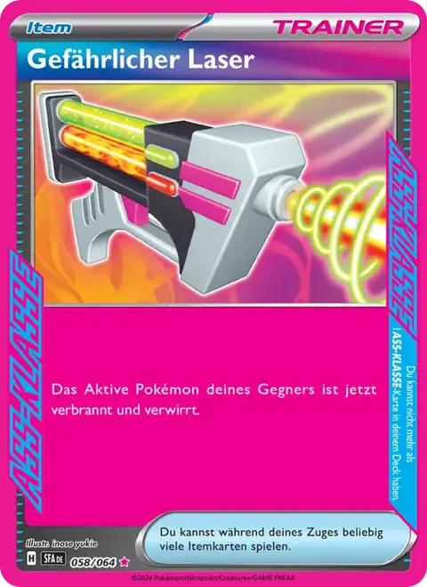 Gefährlicher Laser