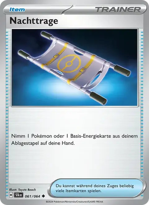 Nachttrage