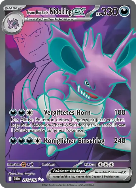 Team Rockets Nidoking-ex