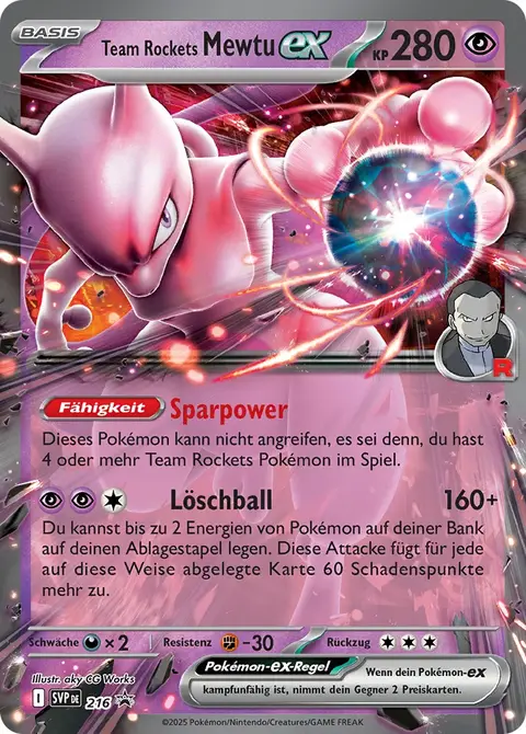Team Rockets Mewtu-ex