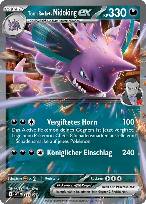 Team Rockets Nidoking-ex