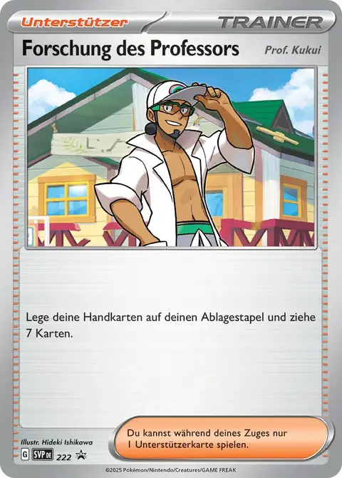Forschung des Professors