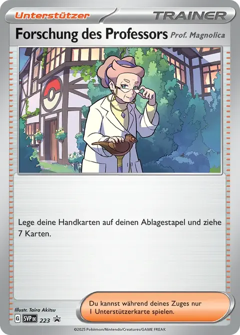 Forschung des Professors