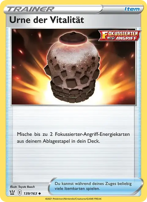 Urne der Vitalität