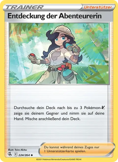 Entdeckung der Abenteurerin