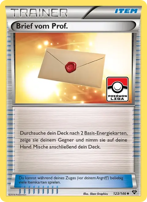 Brief vom Prof.
