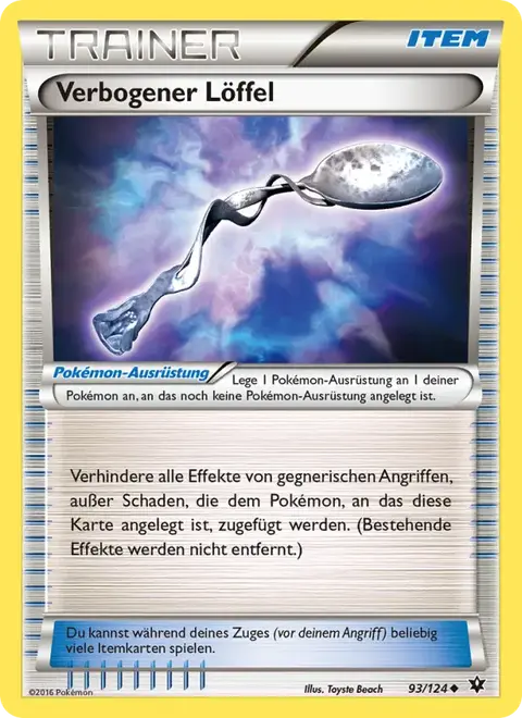 Verbogener Löffel
