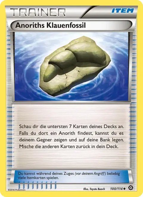 Anoriths Klauenfossil