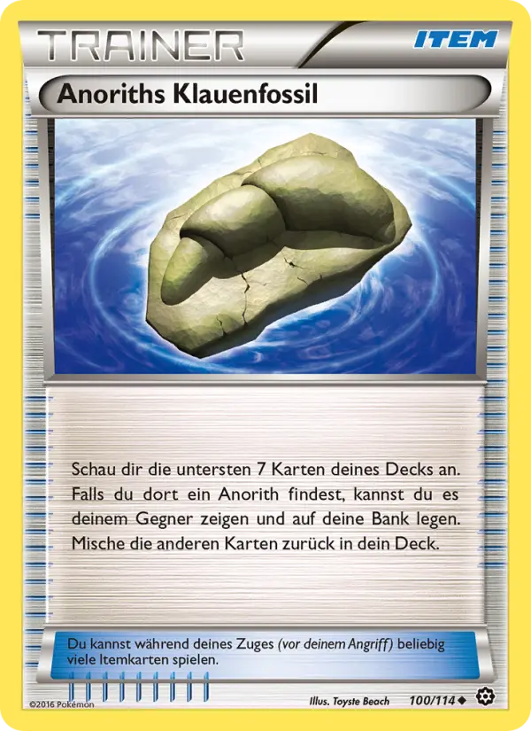 Anoriths Klauenfossil